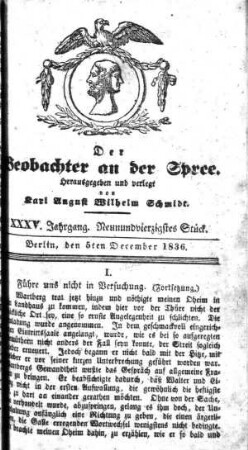 49. Stueck, 5. Dezember 1836