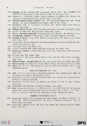Kuno von Falkenstein 1362-1388 (Nr. 2313-2317)