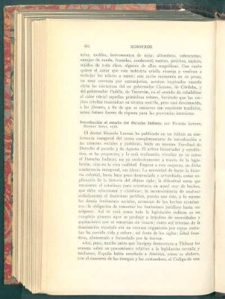 Introducción al estudio del Derecho Indiano, por Ricardo Levene