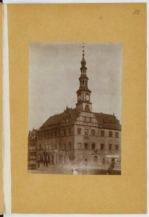 Rathaus, Pirna: Ansicht (aus: Skizzen- und Fotoalbum 24)