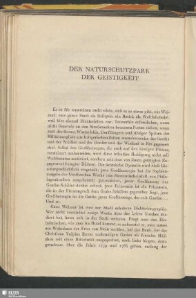 Der Naturschutzpark Der Geistigkeit