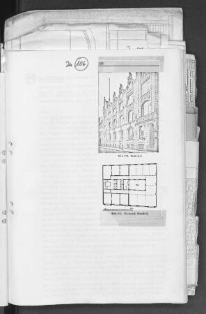 Zu 106. Abb. 872. Boltenhof. Abb. 873. Boltenhof, Grundriß.