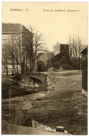 Radeberg. Hungerturm am Schloss
