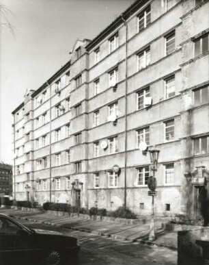 Dresden-Neustadt, Röderauer Straße 50/46. Wohnhäuser (um 1925)