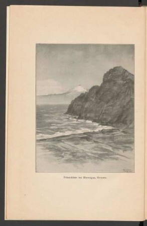 Felsenküste bei Hermigua, Gomera - [Zeichnung]