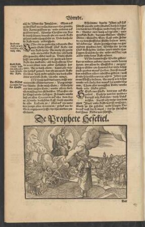 Der Prophete Hesekiel.