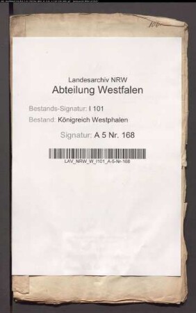 Domkapitularischer Zehnt zu Altenbergen; angebliche Verpfändung