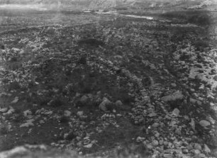 Ruinen einer Siedlung : Blick auf die Ruinen einer Siedlung der indigenen Bevölkerung in Antigal.