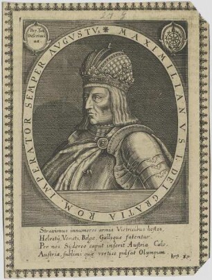 Bildnis des Maximilianvs I., römisch-deutscher Kaiser