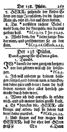 Der 138. Psalm