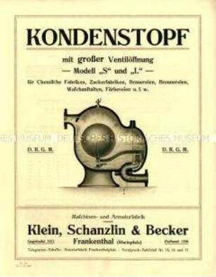 Doppel-Ventil-Kondenstöpfe Modell "S" und "L"