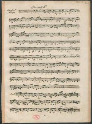 Clarinetto II.do