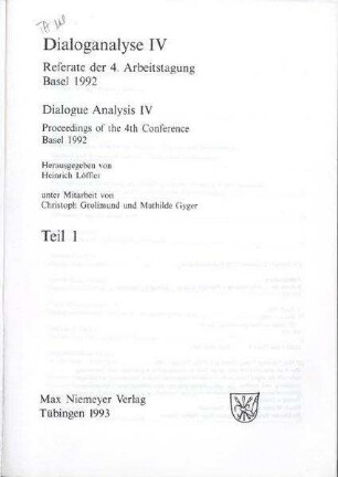 Mehrsprachig-interaktive Textarbeit und Argumentationsmuster in einer EG-Institution