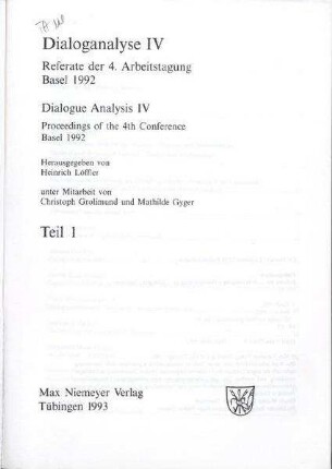 Mehrsprachig-interaktive Textarbeit und Argumentationsmuster in einer EG-Institution