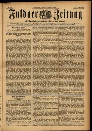 Ausgabe vom Mittwoch, den 24. Oktober 1894.