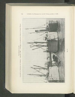 Torpedoboot „S. 85." Gesunken bei Staberhuk auf Fehmarn. September 1898. - Schleppen des gehobenen Bootes auf flasches Wasser.
