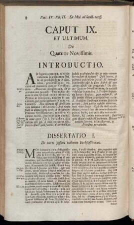 Caput IX. Et Ultimum, De Quatuor Novissimis.