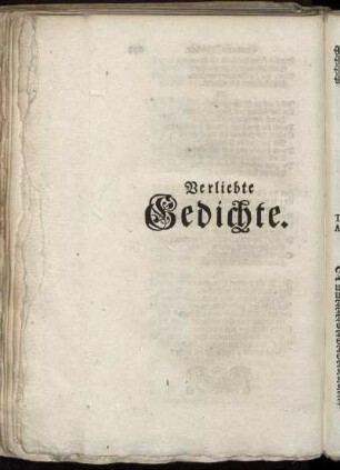 Verliebte Gedichte.