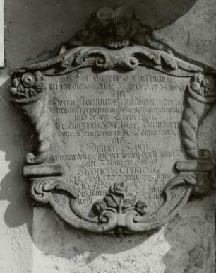 Grabstein für die Kinder Erdmuth Sophia und Eleonora Charlotta Vogelsdorf
