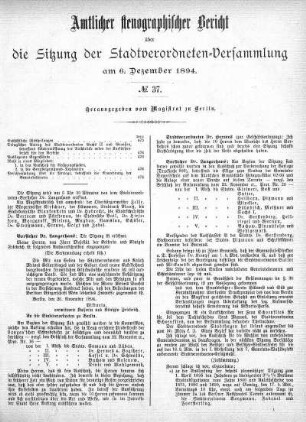 No 37, 6. Dezember 1894