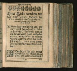 Christliche Leichpredigt.