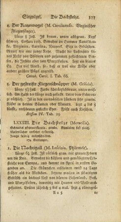 LXXXIII. Die Bachstelze