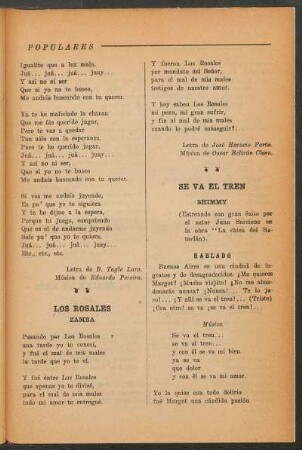 Los rosales : Zamba