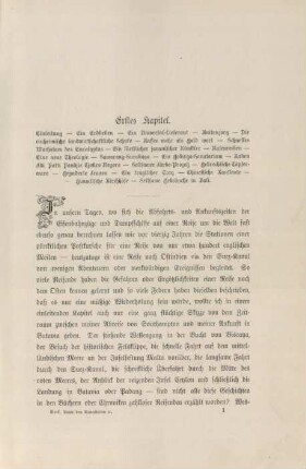 Erstes Kapitel. Einleitung. - Ein Erdbeben ...