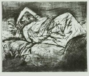 Illustration zu Wilhelm Müller "Winterreise": Rast