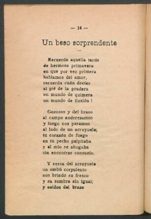 Un beso sorprendente