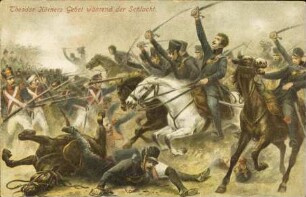 Theodor Körners Gebet während der Schlacht.