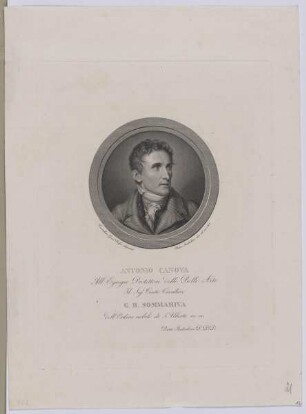 Bildnis des Antonio Canova