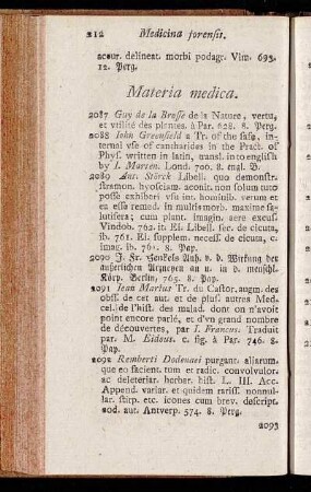 Materia medica.