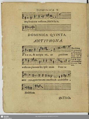 Dominica quinta post pascha