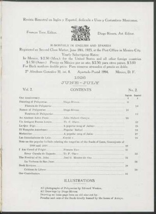 Contents [and] Illustrations