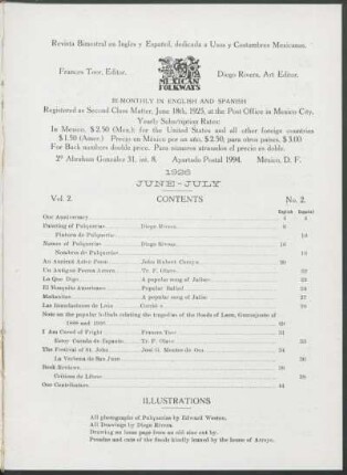 Contents [and] Illustrations