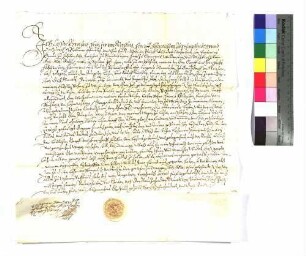 Rechbergische Bevollmächtigung zum Lehenempfang für Hans Philipp von Rechberg über helfensteinische Lehengüter zu Donzdorf, Reichenbach und Hürbelsbach