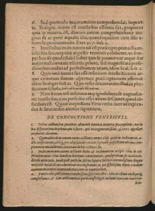 De Concoctione Ventriculi.