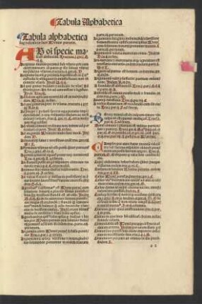 Tabula Alphabetica