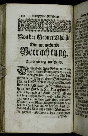 Die neunzehende Betrachtung. - Die zwantzigste Betrachtung.
