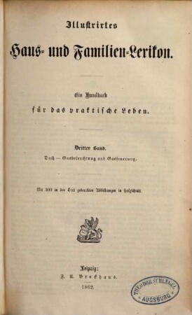 Illustrirtes Haus- und Familien-Lexikon : Ein Handbuch für das praktische Leben, 3. Dach - Gasbeleuchtung und Gasfeuerung