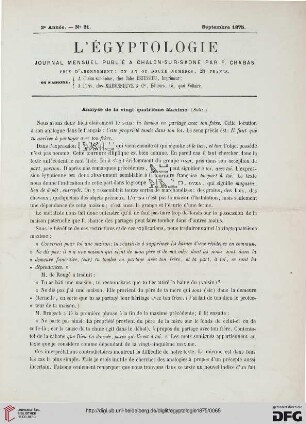 Heft 21 (Septembre 1875)