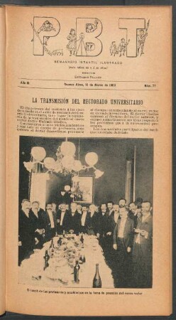 La transmisión del Rectorado Universitario