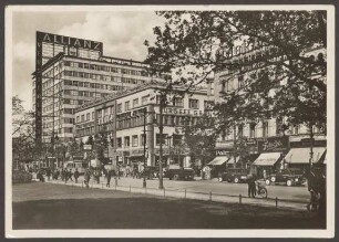 Ansichtskarte Europahaus und Emelka-Palast, Stresemannstraße