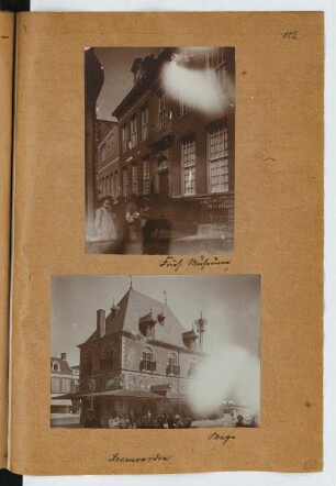 Friesisches Museum, Leeuwarden. Waage, Leeuwarden: Ansichten (aus: Skizzen- und Fotoalbum 27)