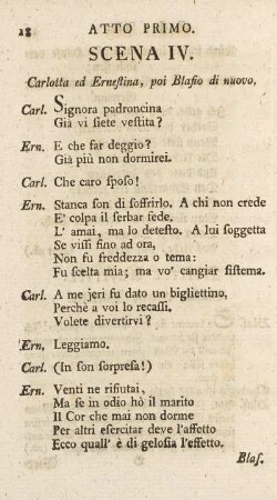 Scena IV. / Vierter Auftritt