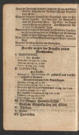 Bericht wegen der Kupffer an den Buchbinder.