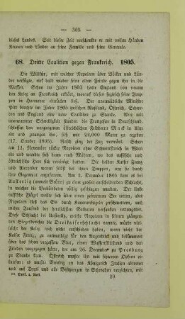 68. Dritte Coalition gegen Frankreich. 1805