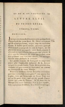 243-252, Lettre XLVII.-XLVIII.