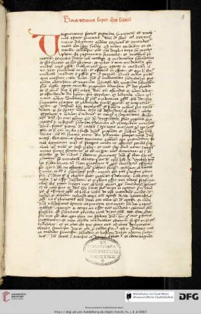 Bonaventura Sanctus, In quartum librum Sententiarum